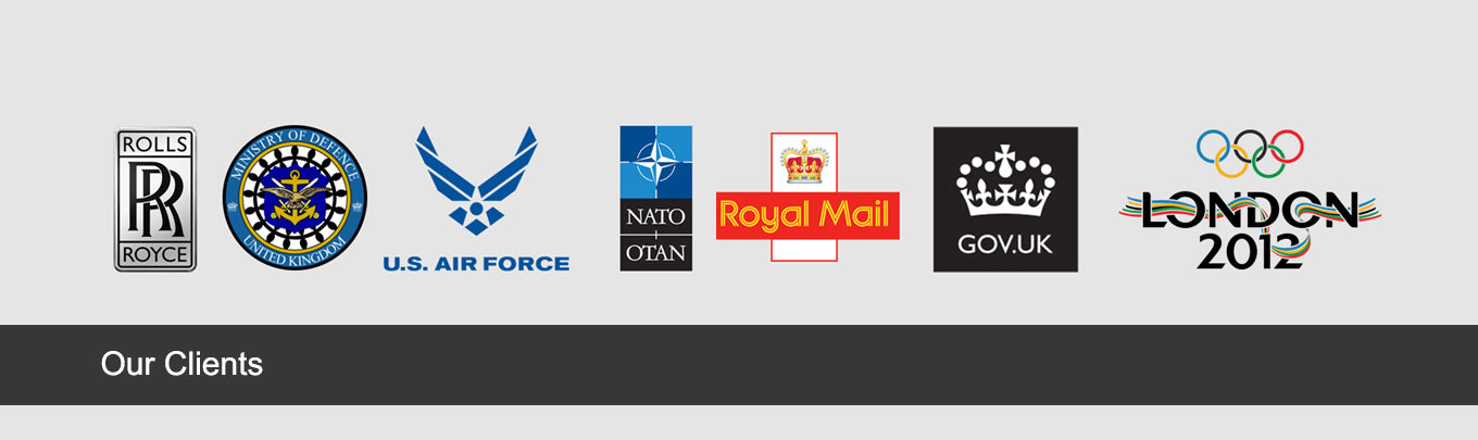Organisations supplied by EMS Group companies, including Rolls-Royce, the Ministry of Defence, the U.S. Air Force, NATO, Royal Mail, GOV.UK and London 2012